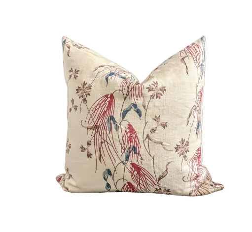 Namay Samay Designer Pillow Cover – 18×18 Front & Back Fabric | Shown With 20″ Insert